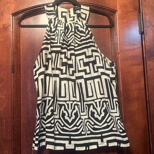 Rachel Zoe Linen/Rayon Sleeveless Top